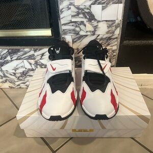 NEW Nike LeBron 21 Prime 96 ‘Fire Red’ HV1221-100 Size 8